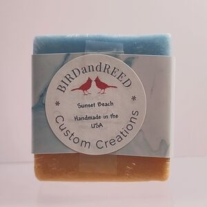 Hand Crafted Made in America Sunset Beach Soap 5 oz bar